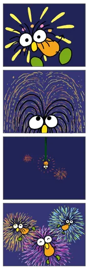 どんぐり『花火が上がるPokiも上がる』