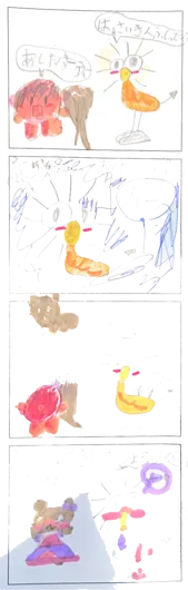 なーさん（5歳）『pokiとまるまるのパーティー』