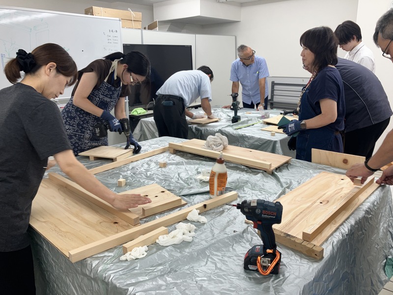 8月木枠づくり①