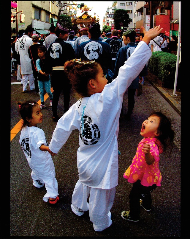 「祭りの子供達」早川　英夫さん（2009年）撮影場所：中央通り