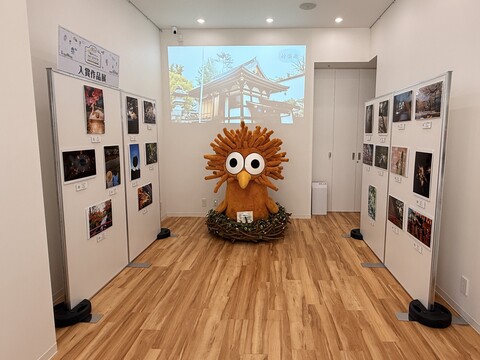 みたか観光BASEでの展示 みたか観光BASEでの展示
