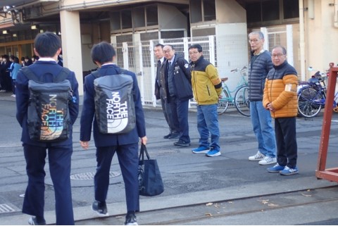 六中あいさつ運動